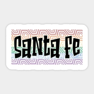 LGBTQ PRIDE USA SANTA FE Sticker